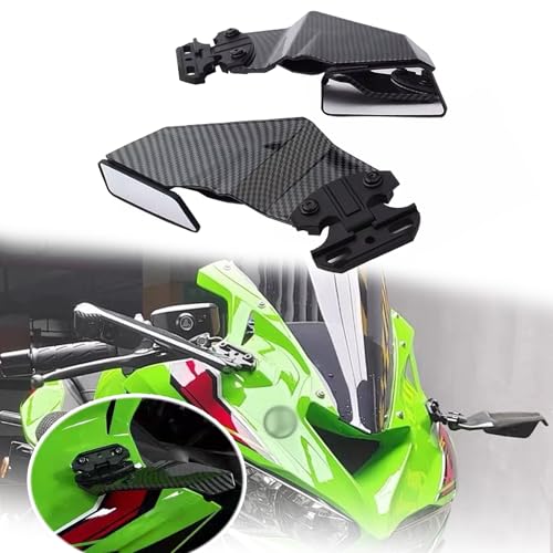 

MAORANG Для Ninja NINJA ZX-4R ZX-4R ZX-4RR ZX-25R 2024 2025 Мотоциклетное невидимое зеркало-крылышко