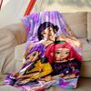 1pc Kpop Demon Hunters Blanket, Home Printed Throw Blanket - Soft Blanket Gift for Family, Washable Sofa Bed Blanket