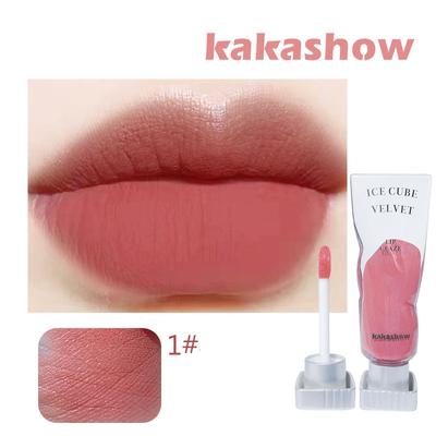 Samtiger Lipgloss Nebel Matter Lippenstift Feuchtigkeitsspendender Lippen-Mud