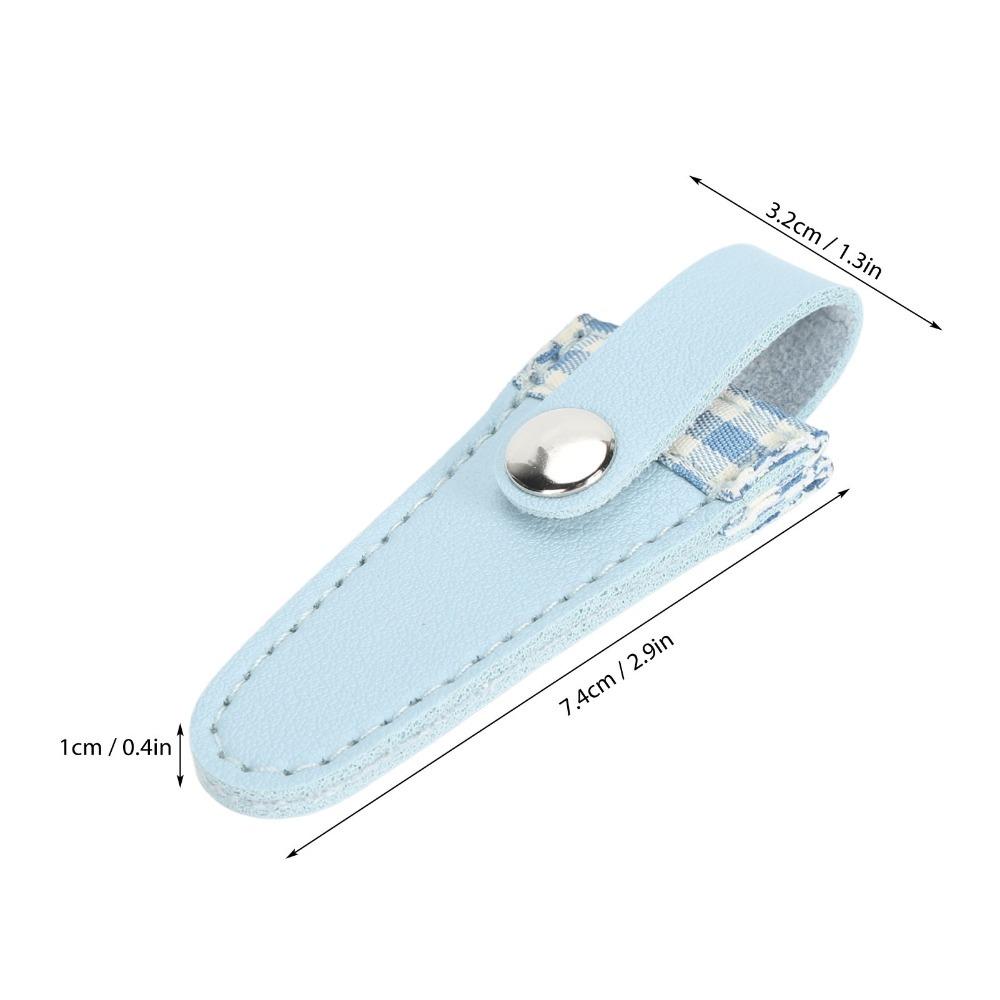 PU Leather Scissors Protective Cover Compact Size PU Leather Scissors Case For Sewing