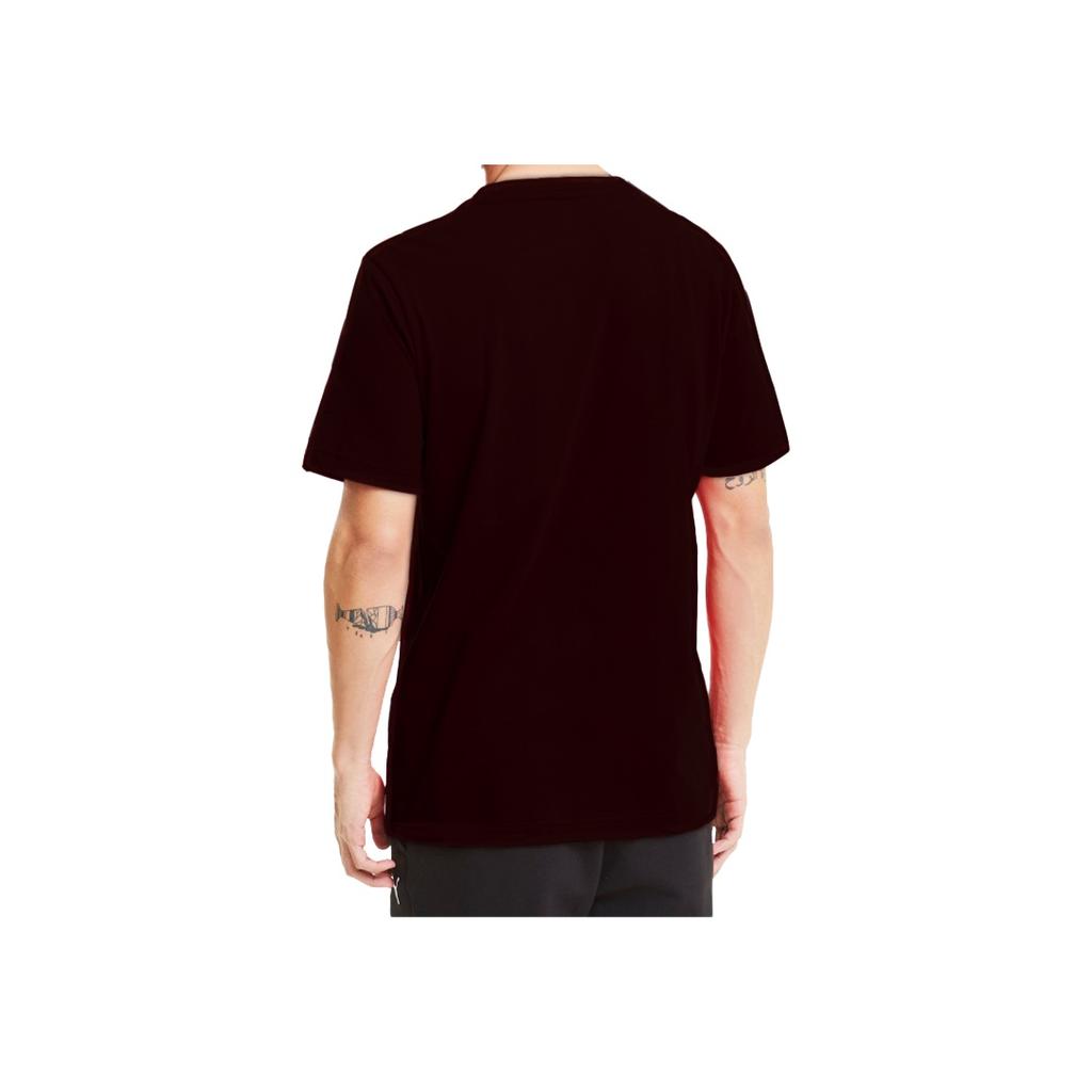 Puma Ferrari Race Big Shield Tee Men Tops Black 597956-02