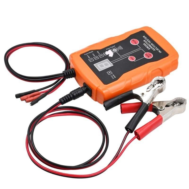 Automotive Oil Injector Diagnostic Equipment 8 Pulse Modes 4 Wire Double Channel Injector for Car Diagnosis Cleaning Tool