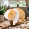 1520Cm Stuffed Cute Guinea Pig Doll Fluffy Brown Black White Mouse Hamster Plush Toy Kawaii Companion Overnight Gift