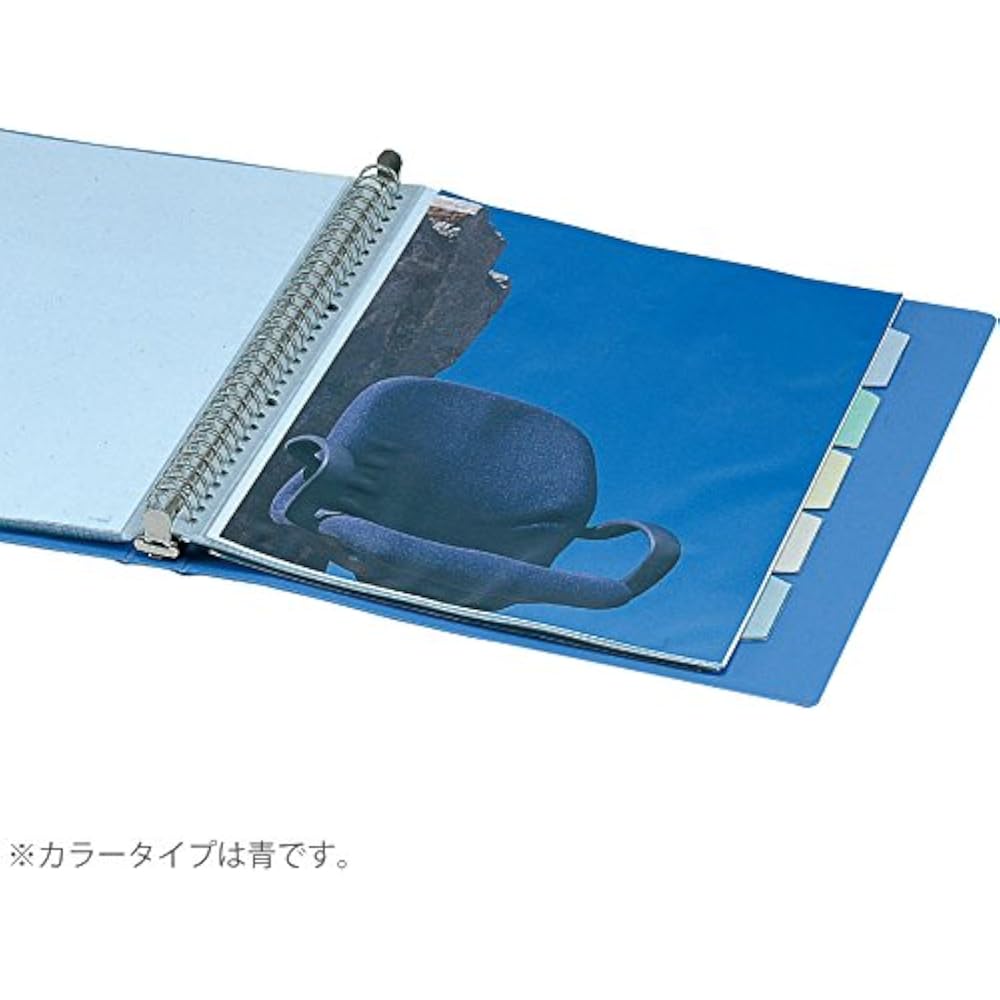 Kokuyo File Clear File Refill A4 Vertical 30 Holes Red LA-730R