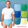 Washable Leak-Proof Adult Cloth Diapers for Elderly - Plus Size