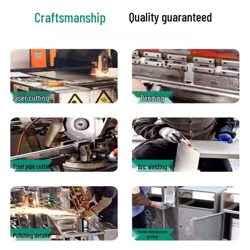 Outdoor Stainless Steel Recycling Bin