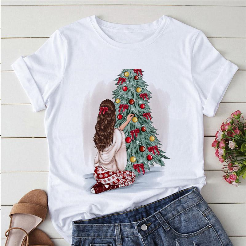 Flower Pretty Girl Fashion Trend Oversized Tops Custom T-Shirt Kawaii O-Neck Tshirt Soft Clothes For Women Female Tee-Shirt
