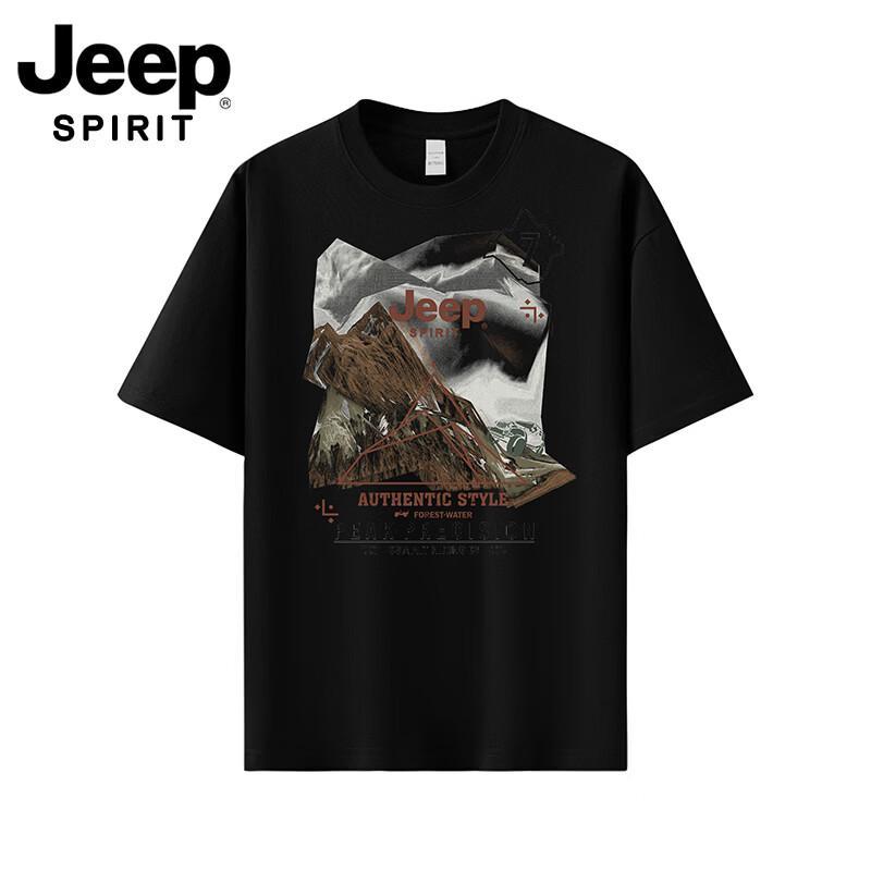 Jeep Spirit Men s Graphic Short Sleeve T-Shirt S