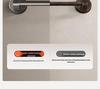 No-Drill Suction Cup Towel Rack: Wall-Mounted Bathroom Organizer with Single/Double Bars.