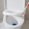 Toilet Seat Cushion With Thickened Design, Seat Cover, Winter Household Plush Adjustable Handle