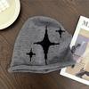 Woman Loose Beanie Hat Casual Drawstring Design Pile Hat Female Streetwear Outdoor Fashion Winter Knitted Hat