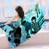 Anime Cartoon World Trigger Microfiber Printed Beach Towel Mountain Climbing Yoga Beach Swimming Running Absorbent Soft Towel