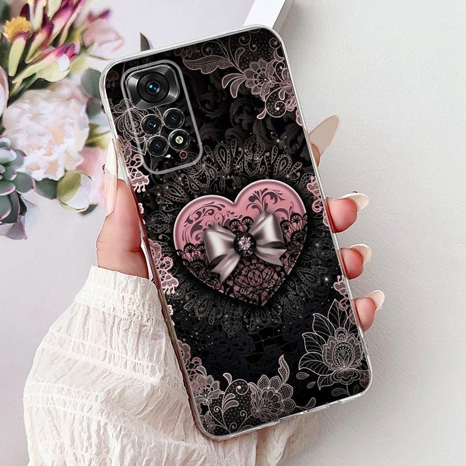 Funda For Xiaomi Redmi Note 11 Pro Note 12 Pro 4G Case Note11 11S Soft Silicone Bumper Goth Cool Dragon Tiger Cartoon Back Cover