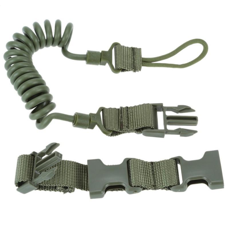 Outdoor Military Fan Multifunctional Lanyard Safety Rope Anti-loss Wear-resistant Elastic Key Chain