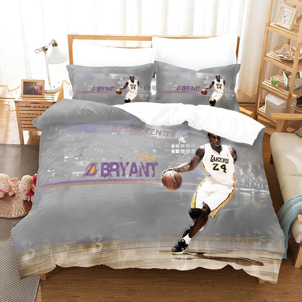 Basketball Digital Printing Bedding Three-Piece Microfiber Polyester Cotton Duvet