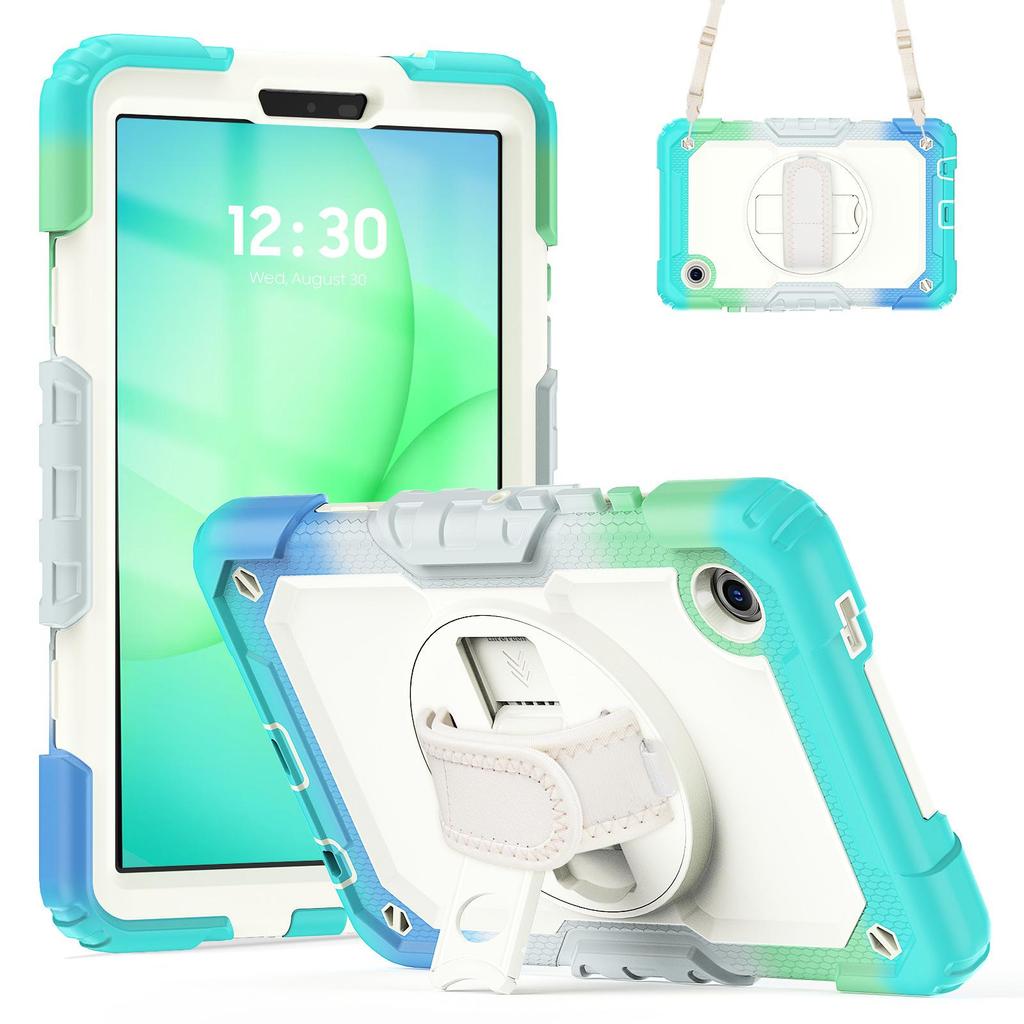 Drop-Proof Silicone Protective Case with Strap for Samsung Tab A11 A9