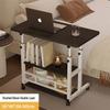 Mobile Study Desk: Adjustable Bedside Computer Table for Dorms & Bedrooms