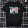 Herreklær Retro T-skjorte Vintage Rock Hip Hop TV T-skjorte Sommer Unisex Casual T-skjorte MTV Music Television Grafiske T-skjorter Tees