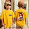 One Piece Luffy Anime Polyester T-Shirt for Kids Cartoon Short Sleeve Graphic Tee Summer Casual Fashion Y2K Children's Top