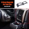 Interior Dashboard Side Vent Decor Cover Trim for Mitsubishi L200 2024-2025