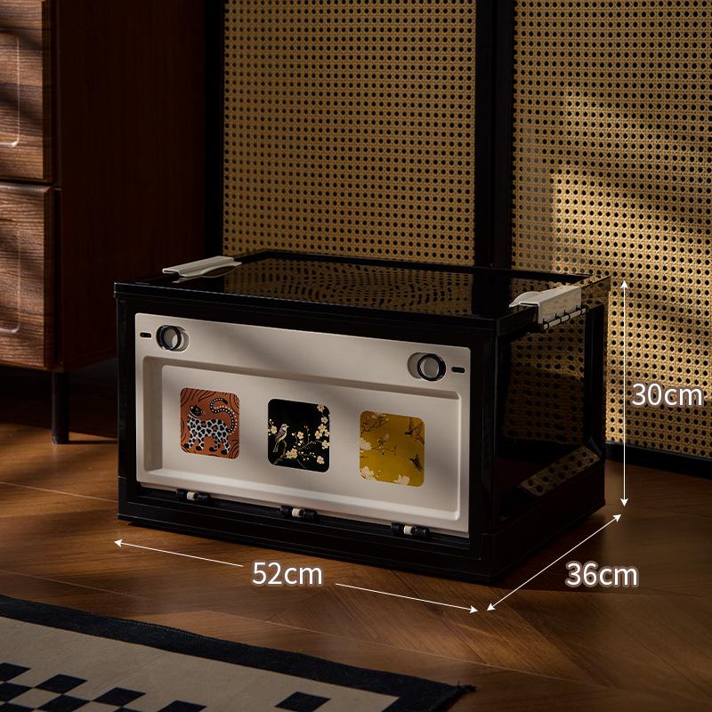 High-End Moisture-Proof Storage Box: Stackable, Large Capacity for Clothing and Toys