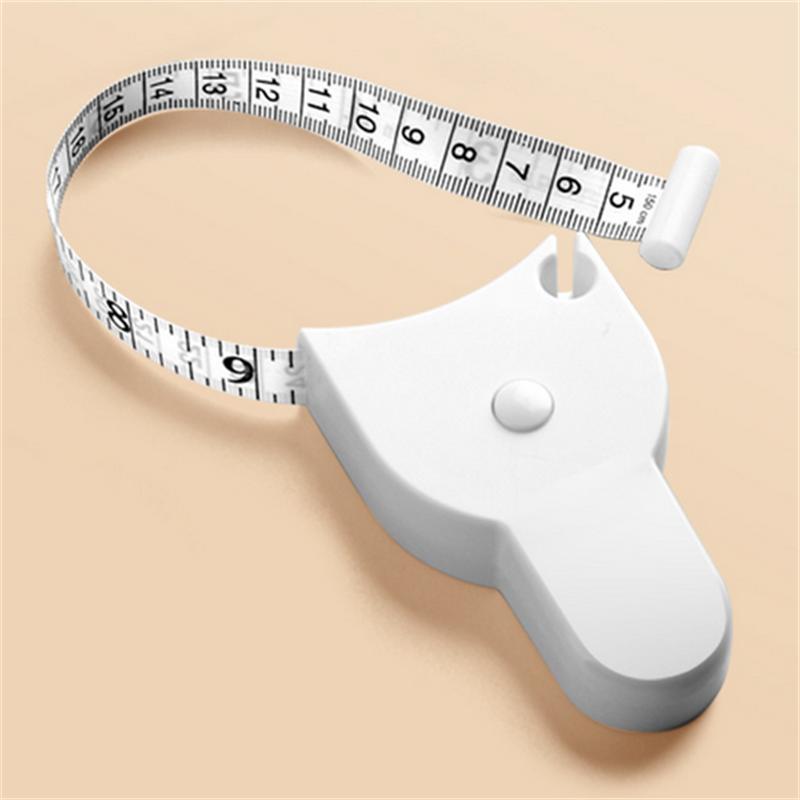 Portable 1PC Fitness Telescopic Health Tape Measure With Handle Torch Y-shaped Tape Measure Waist Circumference Tape Measure