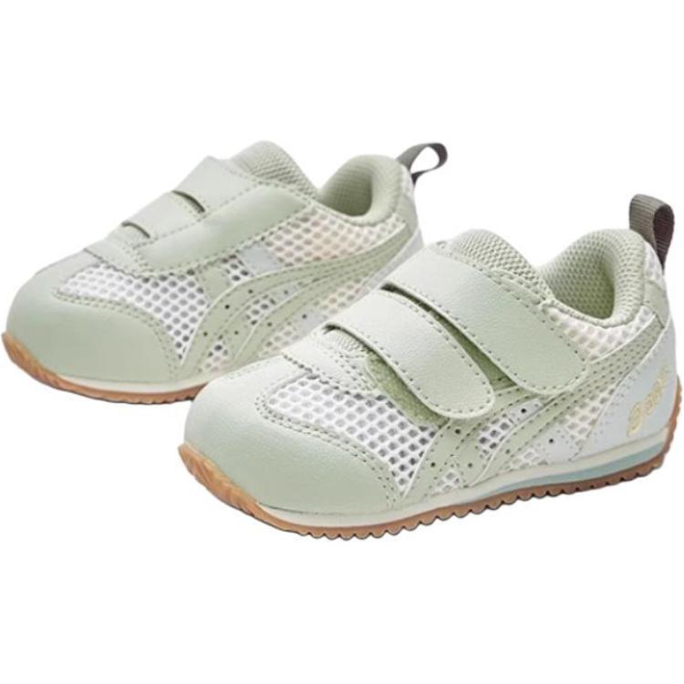 Asics Synthetic Leather Fabric Cotla Baby Cool 2 Suku Suku Soft Comfortable Low Top Casual Shoes Kids sneaker Green 1144A394-102