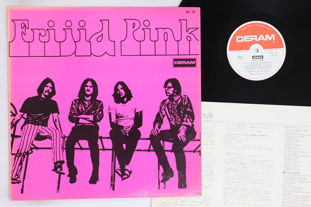 

LP Record FRIJID PINK - Frijid Pink DL19 DERAM 1970 Japan Rock Used