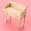 Miniature Furniture Model Wooden Desk for 1:12 Doll House Living Room Accessory