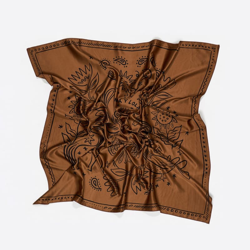 BIMBA Y LOLA BIMBA Y LOLA Esoteric Two-Tone Scarf B256AIF010BRF