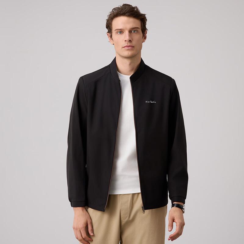 Pierre Cardin Men's Business Casual Stand-Collar Jacket