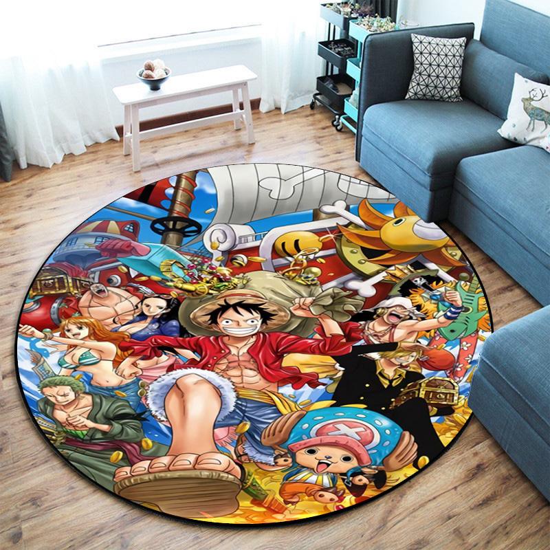 Cute Monkey D. Luffy from the Japanese manga ONE PIECE carpet is soft, home, bedroom, door mat decoration, and non slip carpet E6