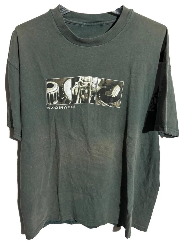 Ozomatli Hip Hop Green Color Full Size Shirt Gift For Fan Unisex T-Shirt XXXXL