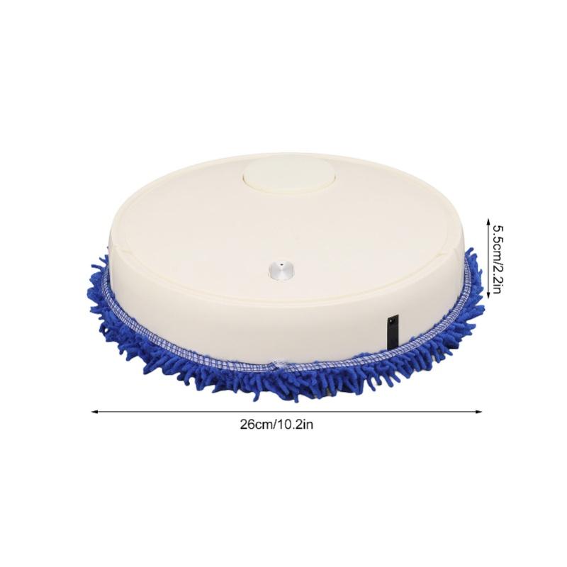 Robot Vacuum Cleaner Multifunctional Full Automatic Efficient Low Noise Smart Sweeping Mopping Robot For Household White