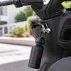 Curved Motorcycle Carry Hook for Shopping and Personal Bags, Accessory Mount Design with Included Mounting Screw Pack