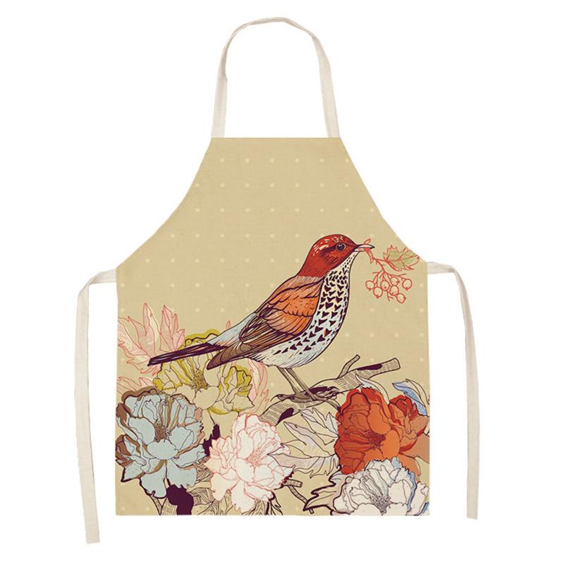Barista Bird Print Home Kitchen Aprons Womens Kitchen Aprons Master Aprons Kitchen Baking Aprons