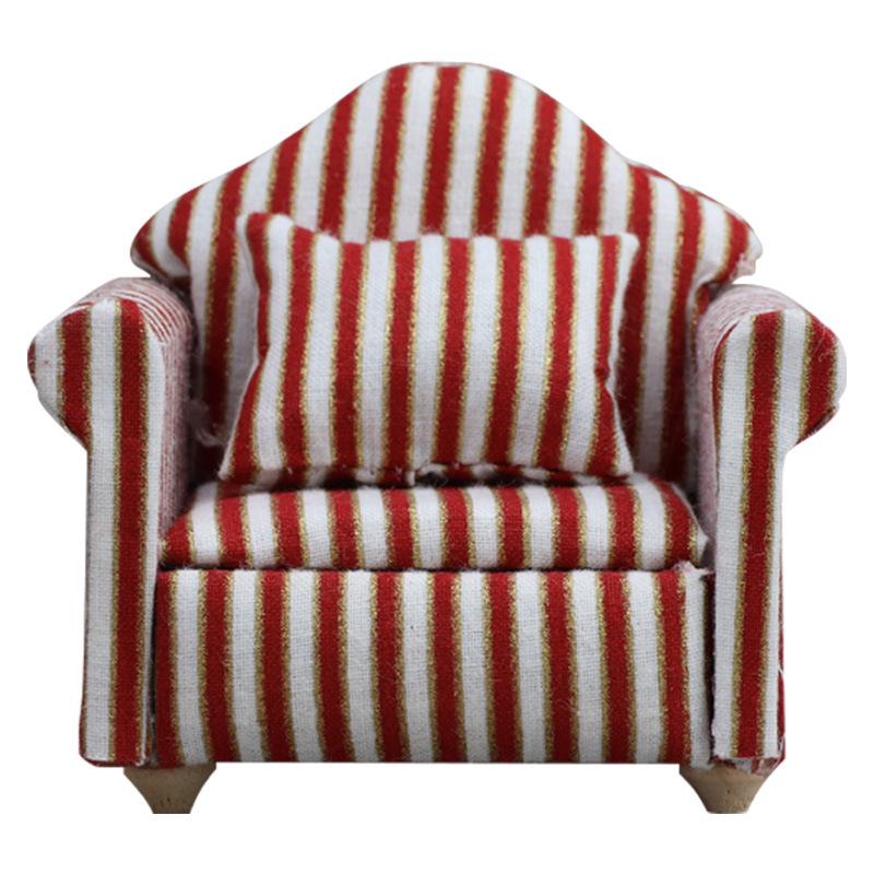 1:12 Mini Dollhouse Furniture - Single Sofa for Miniature Scene and OB11 Doll