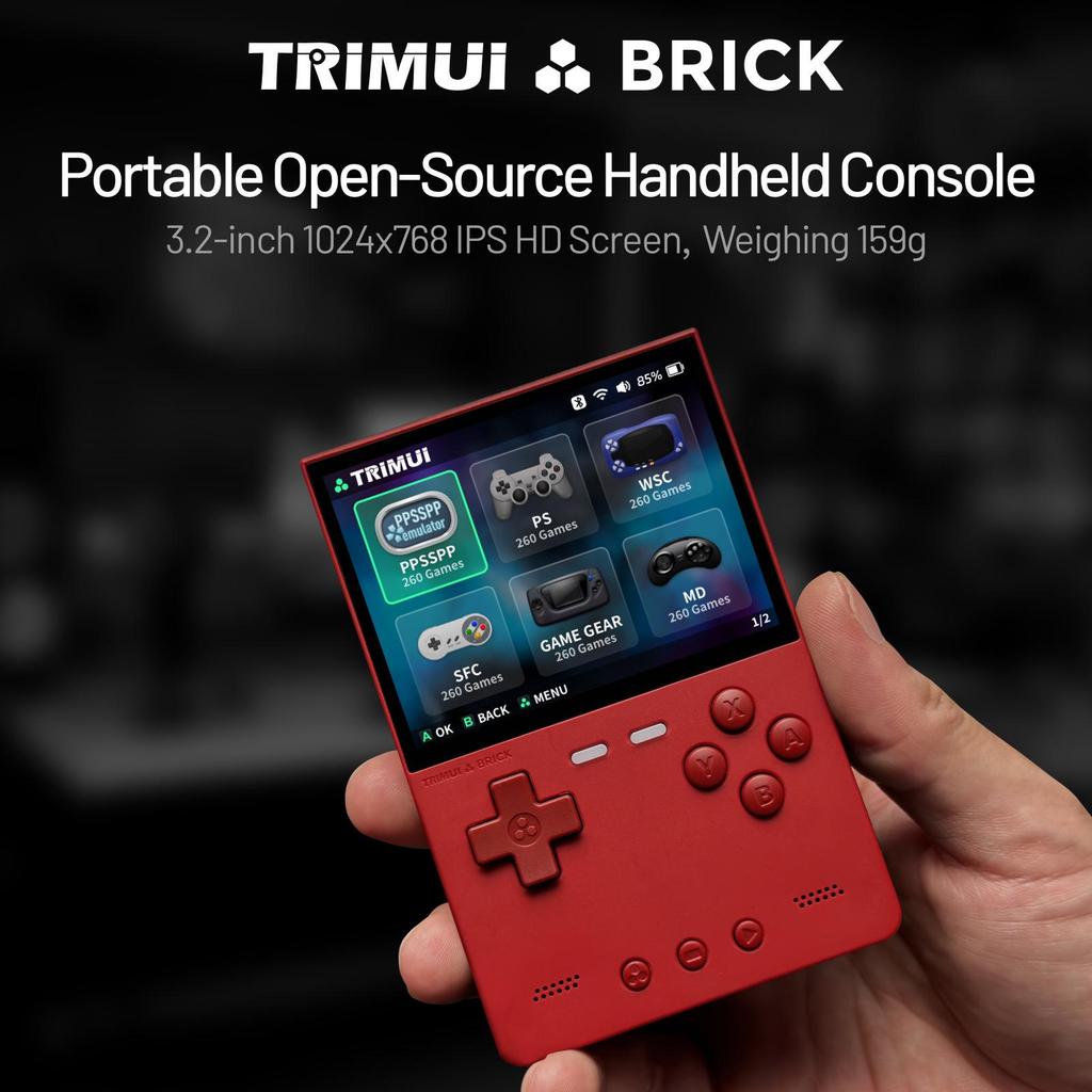 TRIMUI BRICK Retro PSP-Style Handheld Arcade Console