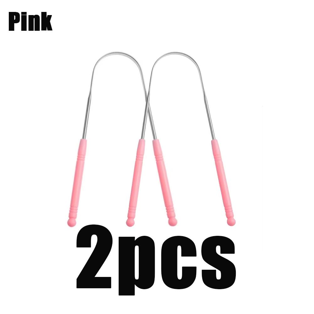 1pcs Tongue Scraper Stainless Steel For Adult Cleaner U-Shape Easy To Tongue Clean Reduce Bad Breath Oral Hygiene Care Tools