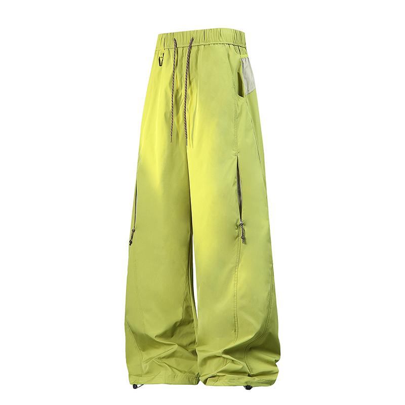 Women's Pants, American Straight Leg Work Pants, Loose Paratrooper Pants, Hong Kong Style Functional Casual Pants