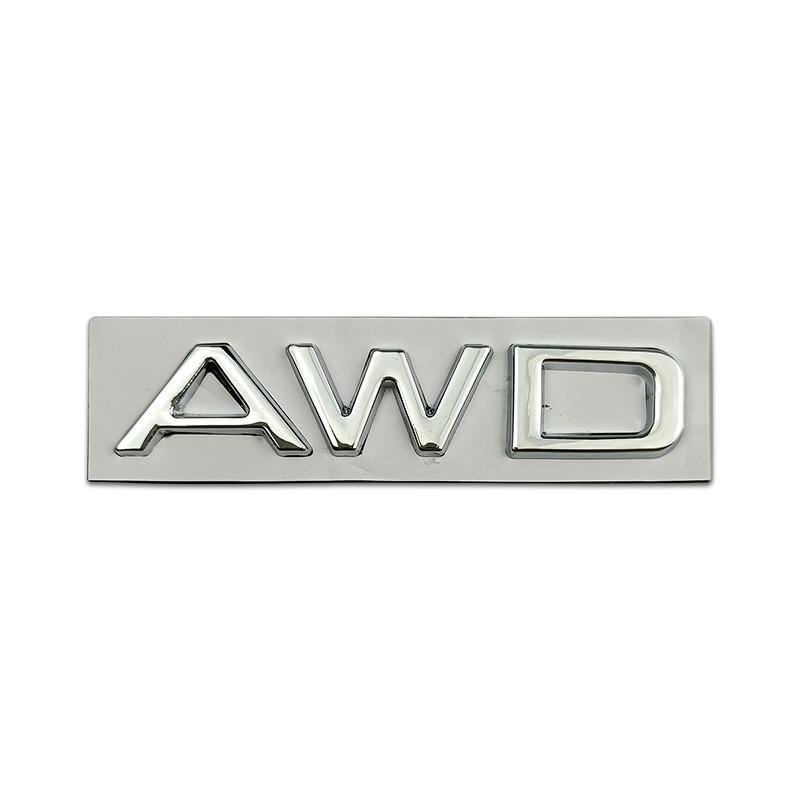 AWD Logo Car Rear Trunk Badge Whole Body Emblem Sticker for Lexus Nx200t Ct200h Lm Rx Gs 570 Gx Rx350 Gx470 Es350