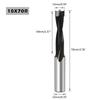 Two Flutes Woodworking Gang Drill Bits Blind Hole Drilling Head 70mm Length