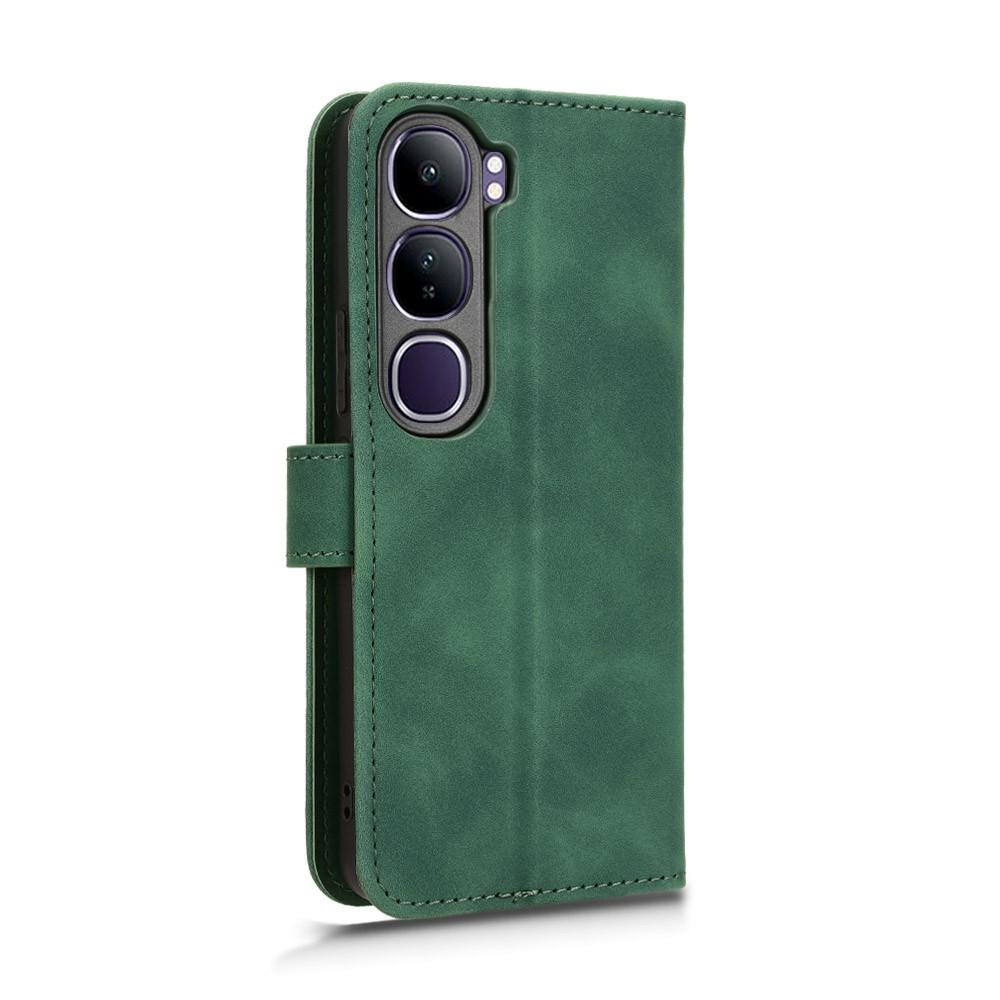 For vivo V40 Lite 5G Leather Case Skin-Feel Anti-Drop Wallet Flip Phone Cover