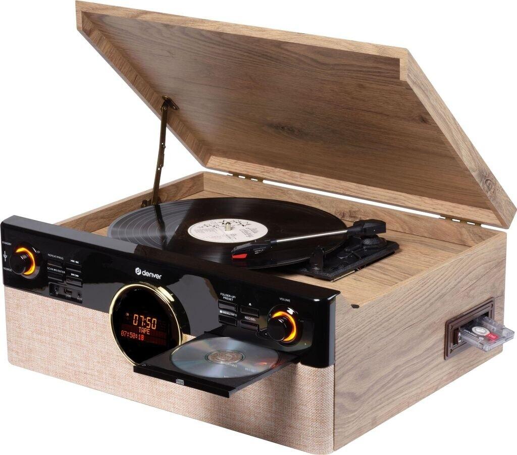 Denver MRD-180 Brown Vinyl Record Player