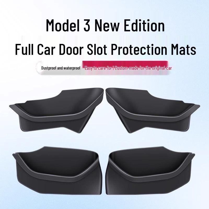 Kompatible Tesla Model 3 Türschlitz TPE Aufbewahrungsbox & Innenraumzubehör