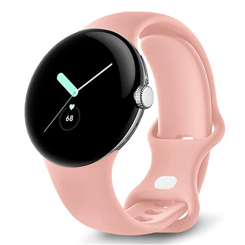 No Gap Silicone Strap For Google Pixel Watch Smartwatch wrist Bracelet Correa Accessories Belt for Pixel Watch Sport Active Band
