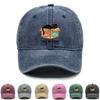 Cartoon Black Cat HIDE IN A BOX Printed Baseball Cap Adjustable Lightweight Baseball Hat All Season Slouchy Flat Cap For Gift