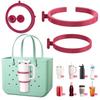 Cup Holder Attachment for Car Multi-functional Cup Holder for Bogg Bag with Handles Universal 3-in-1 Beach Bag for 30/40oz