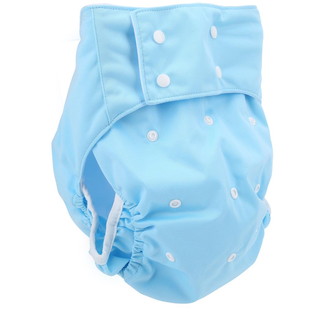 Adult Cloth Diapers Anti Lkage Reusable ket Nappy for Elderly Disabled Incontinence(Purple )