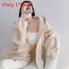 Womens Cozy Hoodie Cardigan With Pockets For Autumn Casual Wear